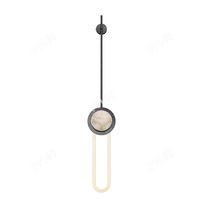 Modern Vindar Wall Light Fixture 3D model image 3