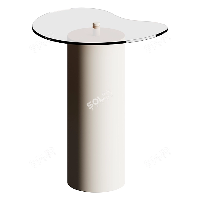 MUSHROOM Coffee Table White 3D model image 3