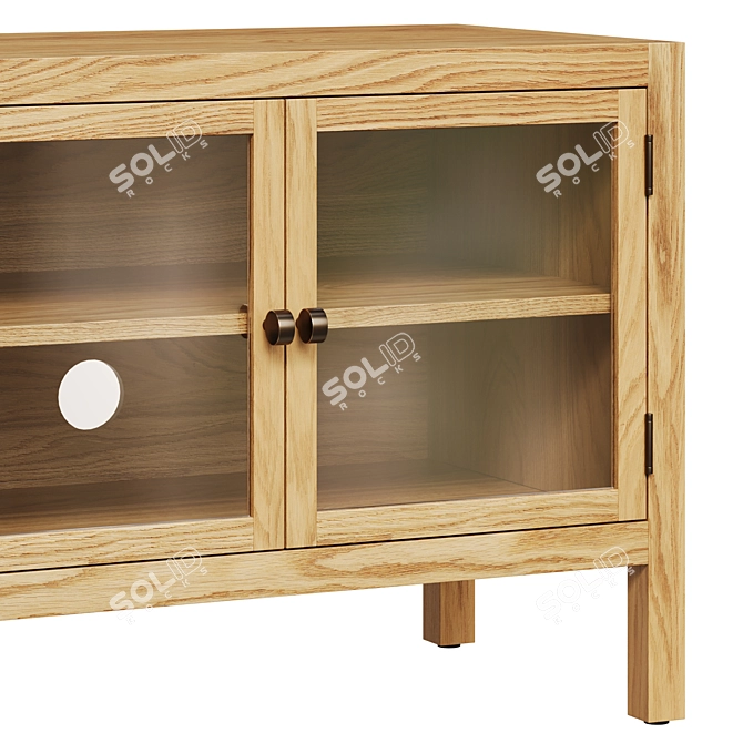  Modern Media TV Console Stand 3D model image 3