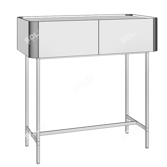 Sherwood Console 80x40x80 cm 3D model image 2