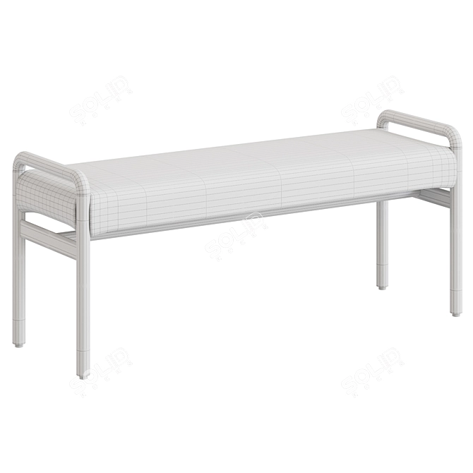  Macaret Bench with Displacement Functionalities 3D model image 5