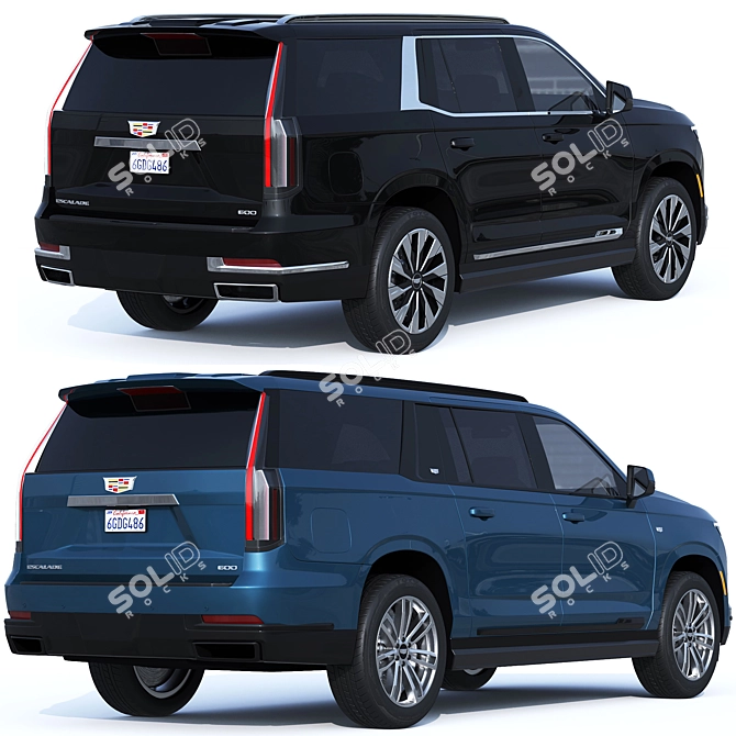 Cadillac Escalade 2025: Luxury Redefined 3D model image 2