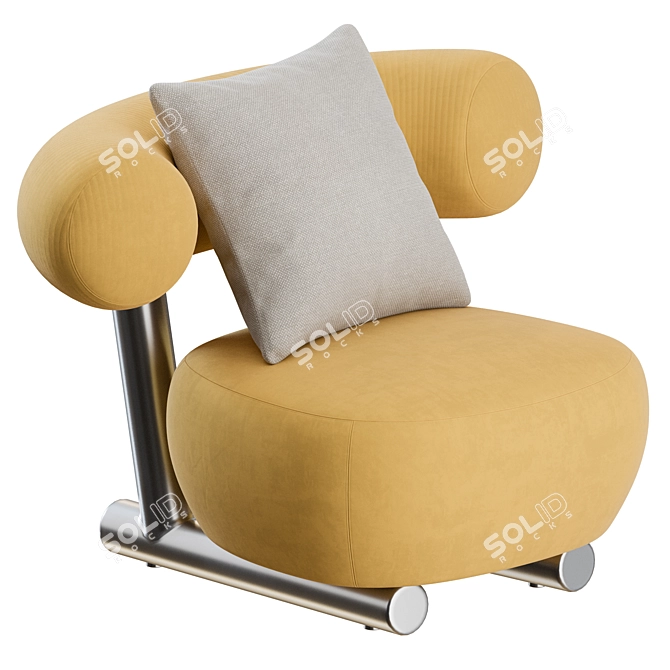 Moroso Pipe Armchair Set 3D model image 1