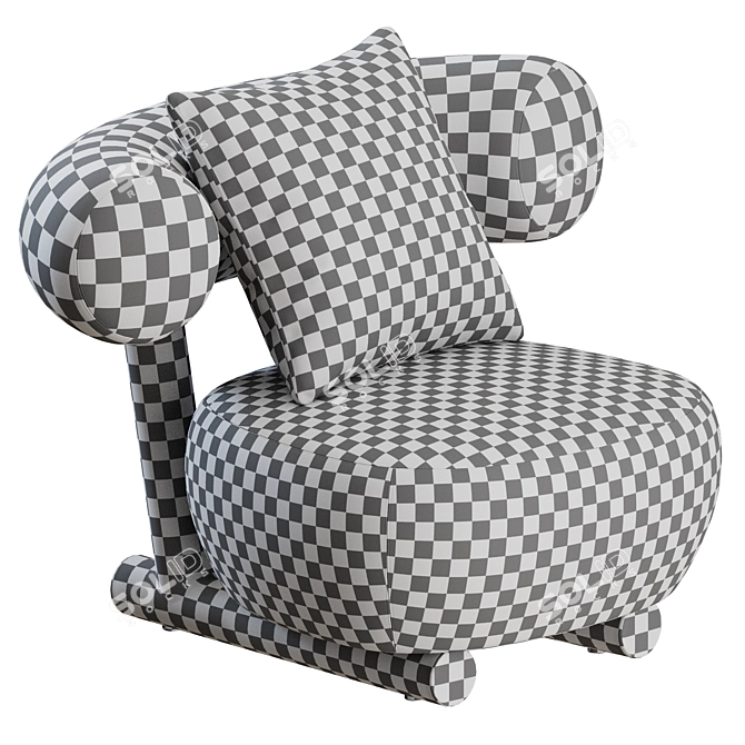 Moroso Pipe Armchair Set 3D model image 3