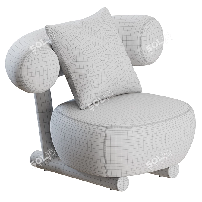 Moroso Pipe Armchair Set 3D model image 4