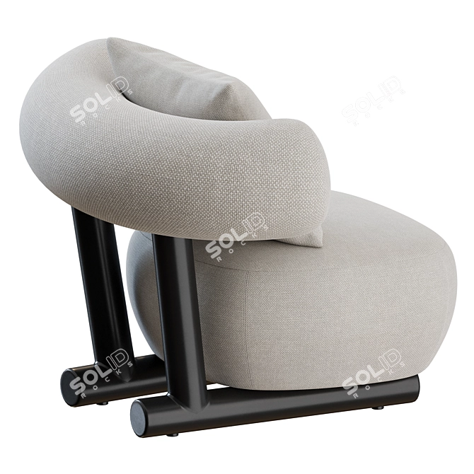 Moroso Pipe Armchair Set 3D model image 5