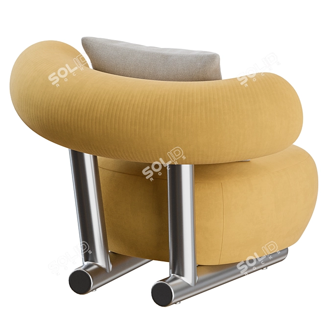 Moroso Pipe Armchair Set 3D model image 6