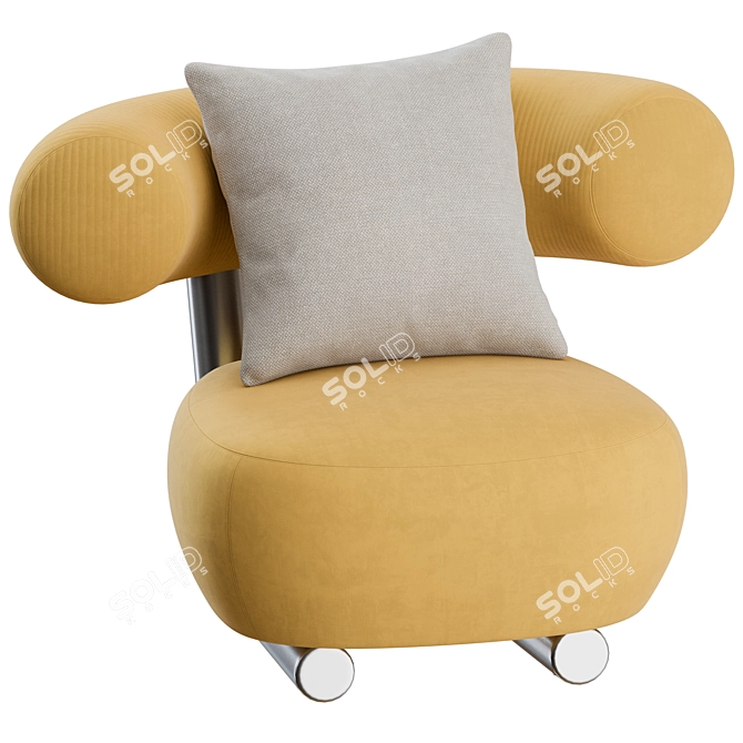 Moroso Pipe Armchair Set 3D model image 7