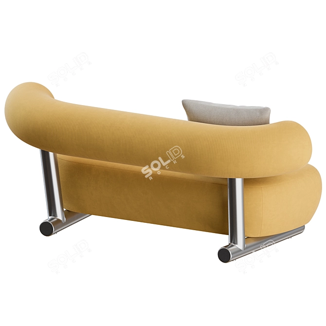 Contemporary Pipe Sofa Moroso 3D model image 6