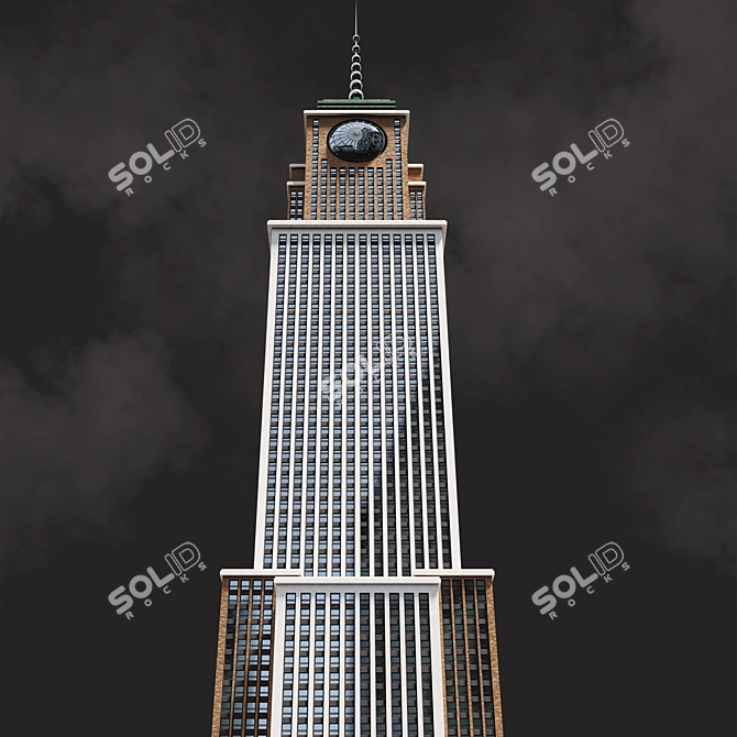 Skyscraper 3D Model Exterior Pack 3D model image 5