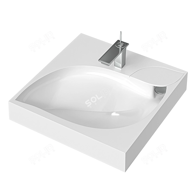 Madera List 60x60 см Sink 3D model image 3