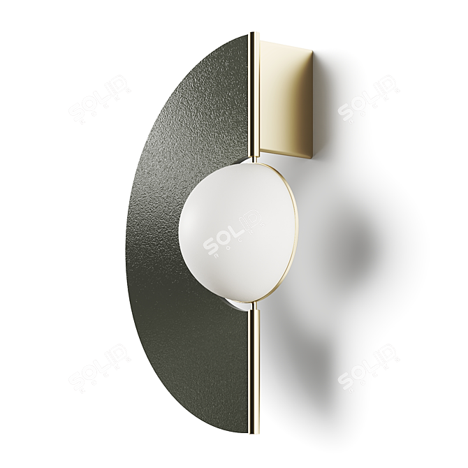 Modern Yoyo Designer Wall Light 3D model image 3