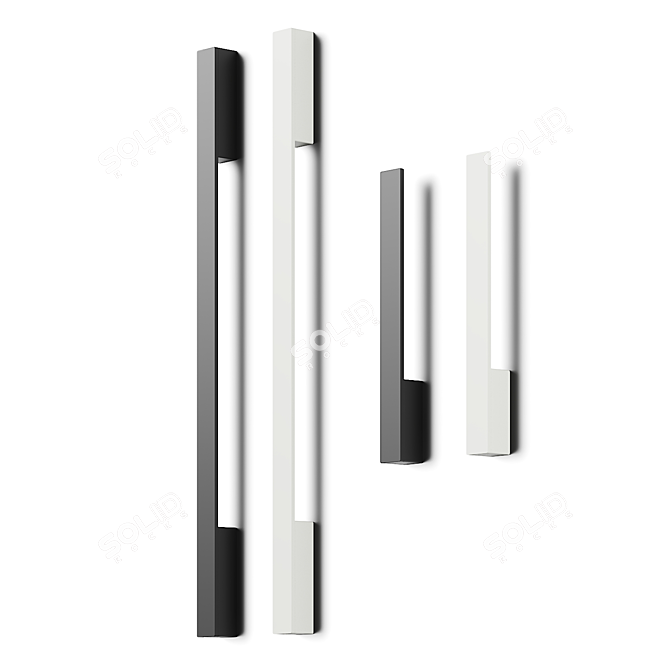 Dynamic Cube Modular Wall Lamp 3D model image 1