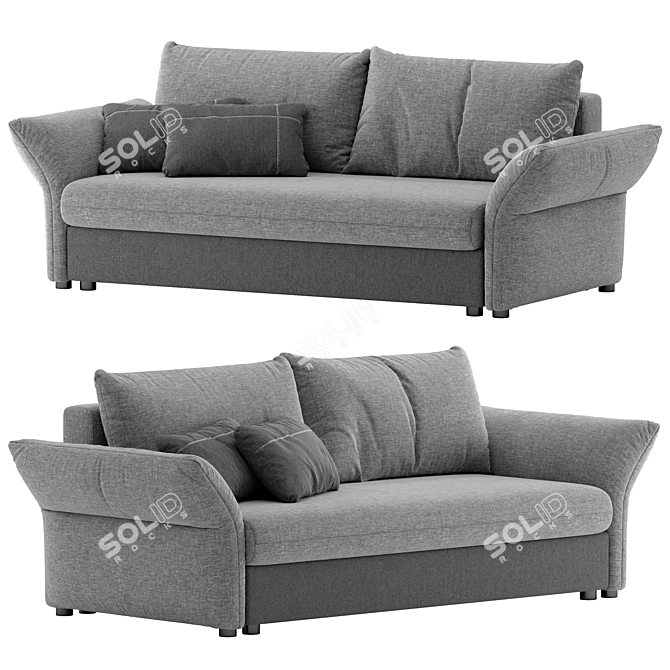 Modern Ibiza Sofa by Mood 3D model image 1