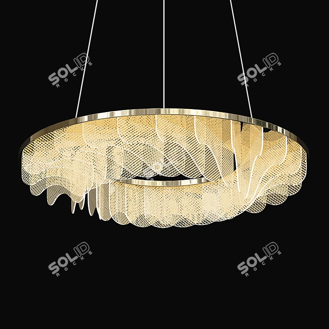 Imperial Loft Pendant Chandelier 3D model image 1