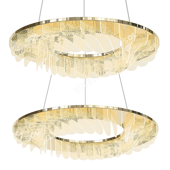 Imperial Loft Pendant Chandelier 3D model image 2