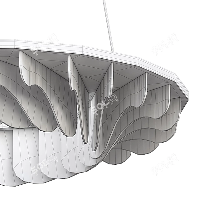 Imperial Loft Pendant Chandelier 3D model image 3