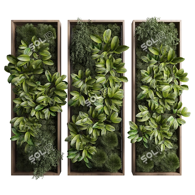 Green Wall Vol 38 3D Model 3D model image 1