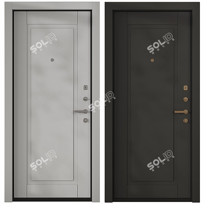 Prime Decor Panel Guardian Door 3D model image 3