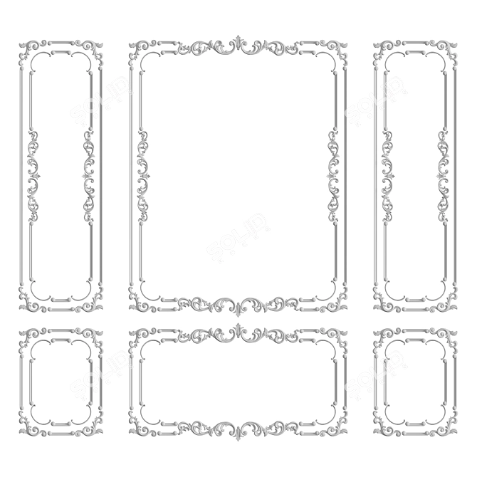 Custom Wall Solution No.118 3D model image 1