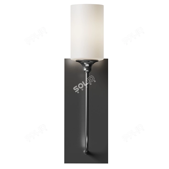 Elegant Rectangular Celeste Wall Sconce 3D model image 3