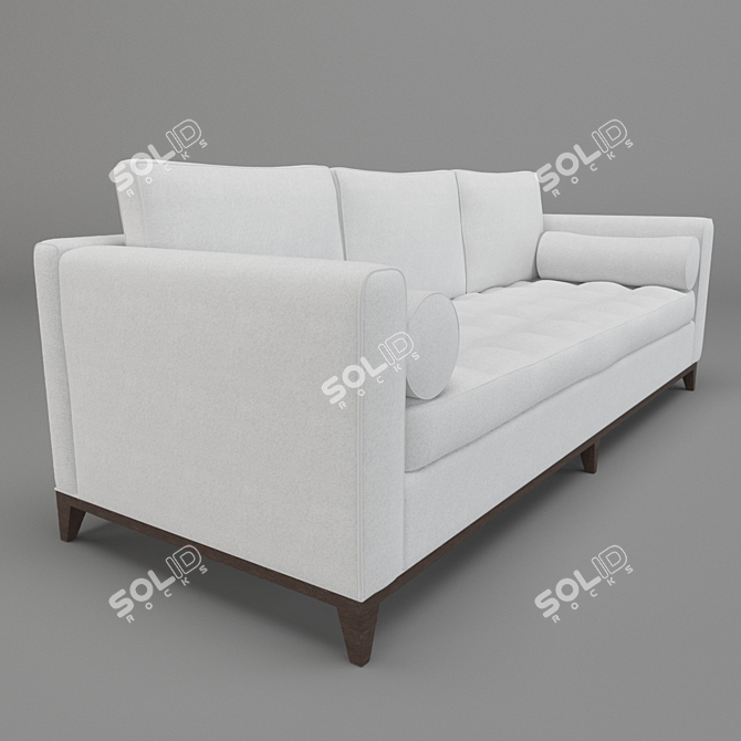 Elegant A.Rudin Sofa 3D model image 3