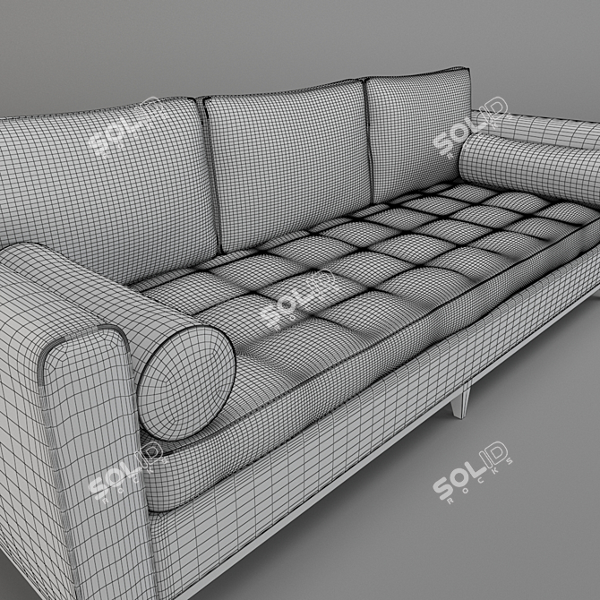 Elegant A.Rudin Sofa 3D model image 5