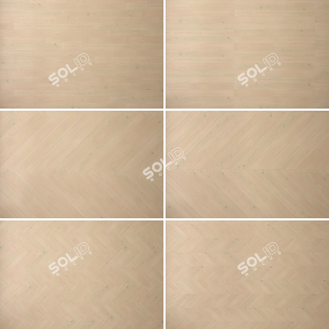 Premium 3D Wood Floor Collection 3D model image 2