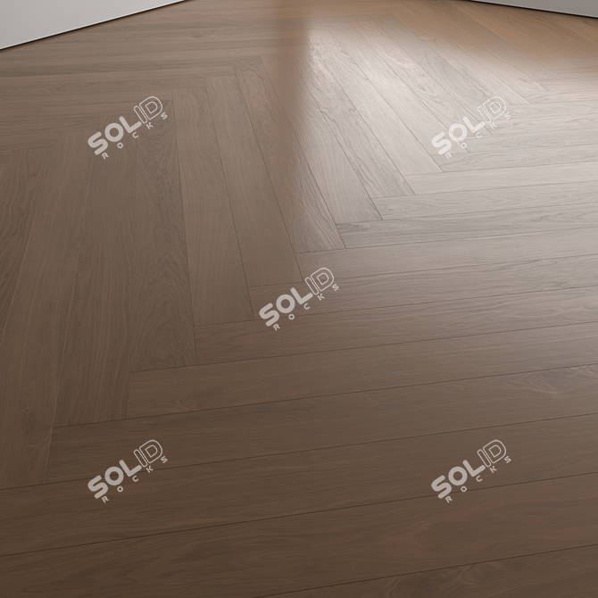 Modern Wood Floor Set Collection 3D model image 6