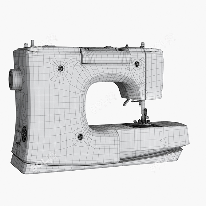 Versatile Sewing Machine Necchi7785 3D model image 7