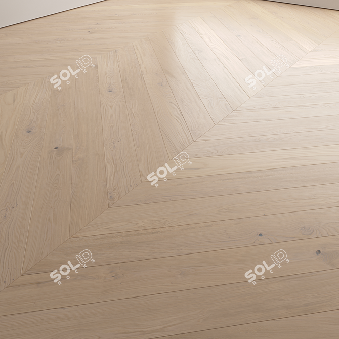 High-Quality 3D Wood Floor Set 3D model image 3