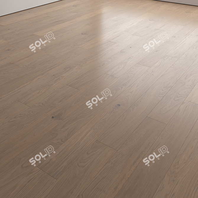 High-Quality 3D Wood Floor Set 3D model image 4