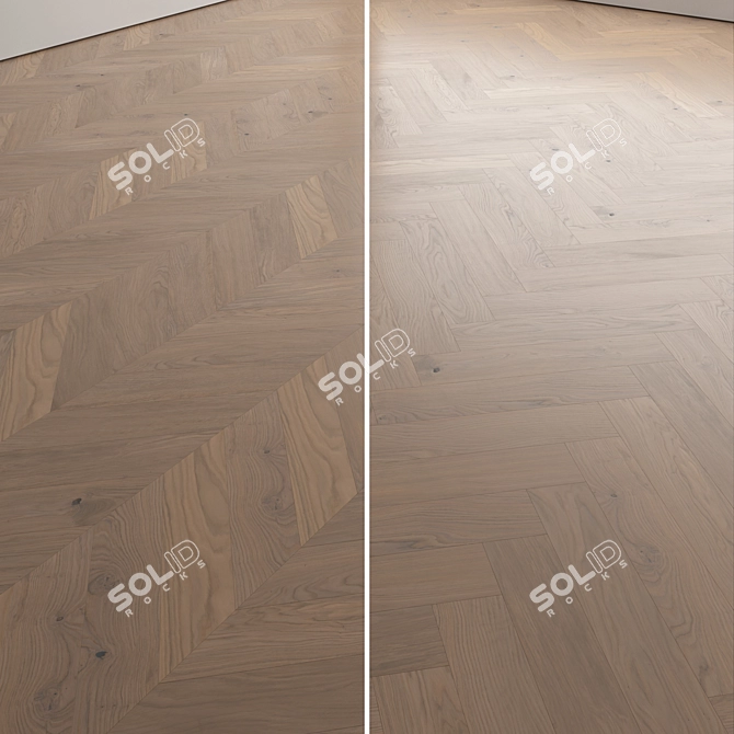 High-Quality 3D Wood Floor Set 3D model image 5