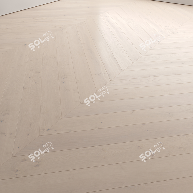 Wood Floor Set - 4 Colors 3D model image 3