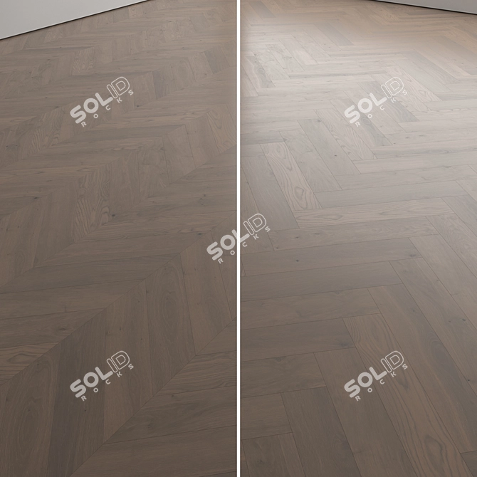 Wood Floor Set - 4 Colors 3D model image 5