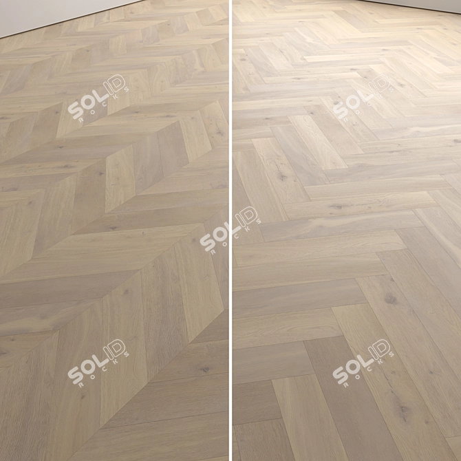 Wood Floor 3D Texture Set 3D model image 4