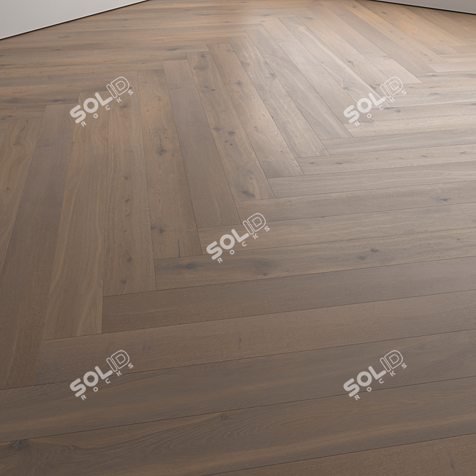 Wood Floor 3D Texture Set 3D model image 6