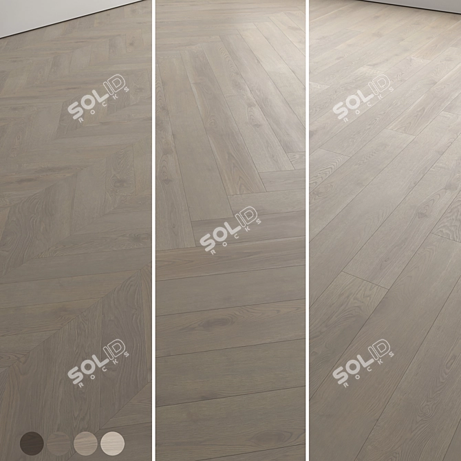 Premium Wood Floor Collection 3D model image 1