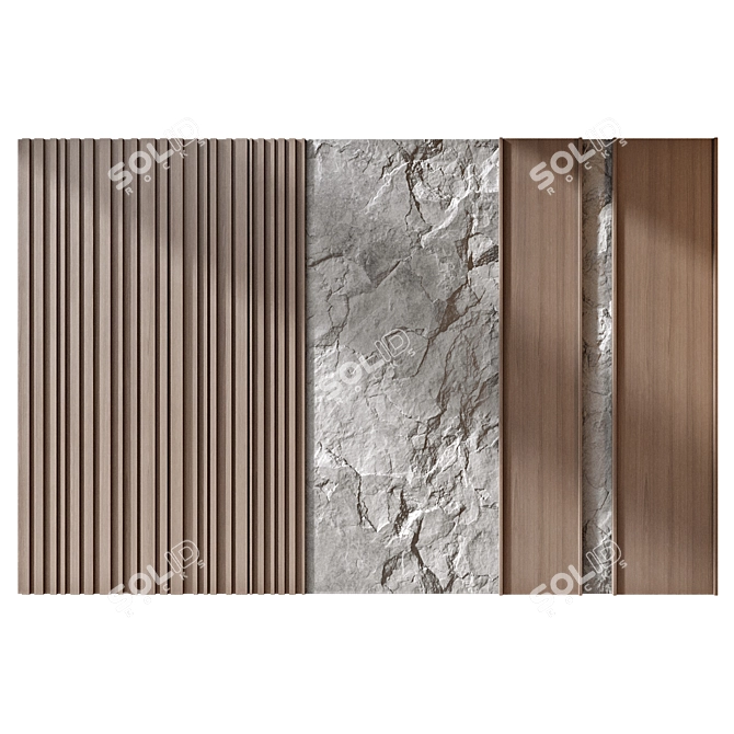 3D Panel Decor 2015 Millimeters 3D model image 1