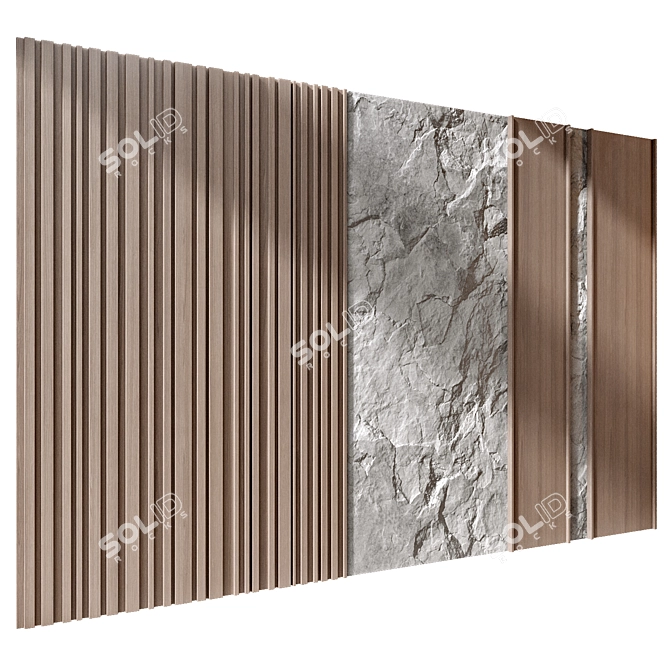 3D Panel Decor 2015 Millimeters 3D model image 2