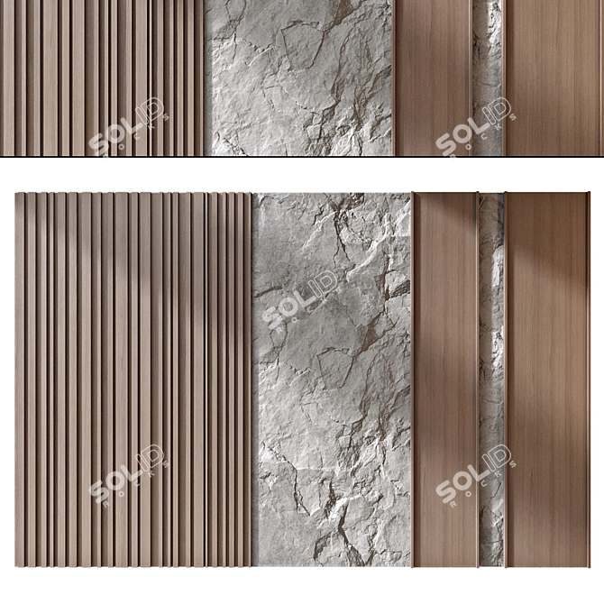 3D Panel Decor 2015 Millimeters 3D model image 3