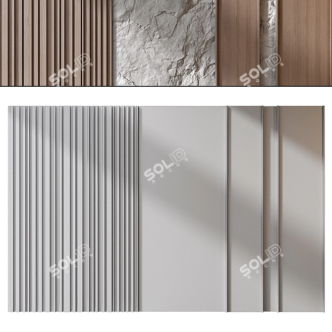 3D Panel Decor 2015 Millimeters 3D model image 4
