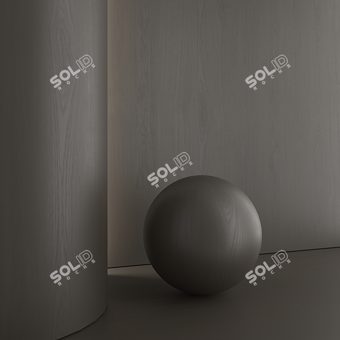 Oak 17 PBR Textures Set 3D model image 6