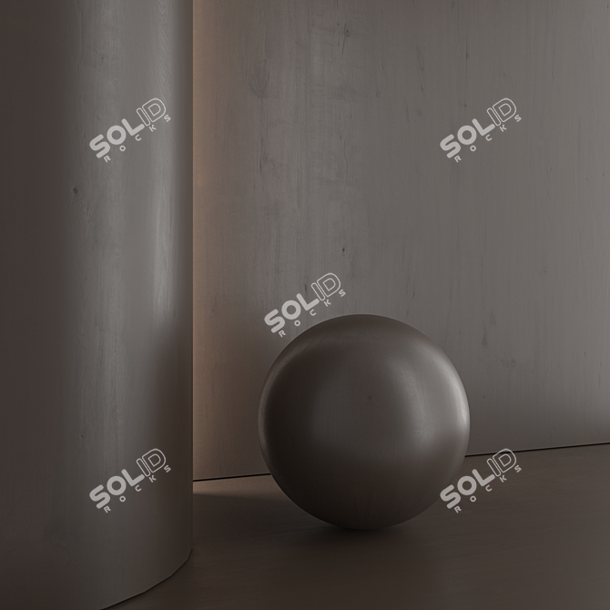 Oak Wood Material Set - PBRTextures 3D model image 6