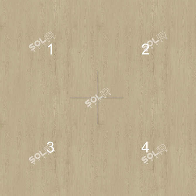 High-Quality Oak Wood Material 3D model image 7