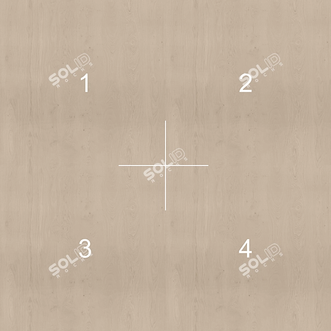  Oak Wood Texture Material Kit 3D model image 7