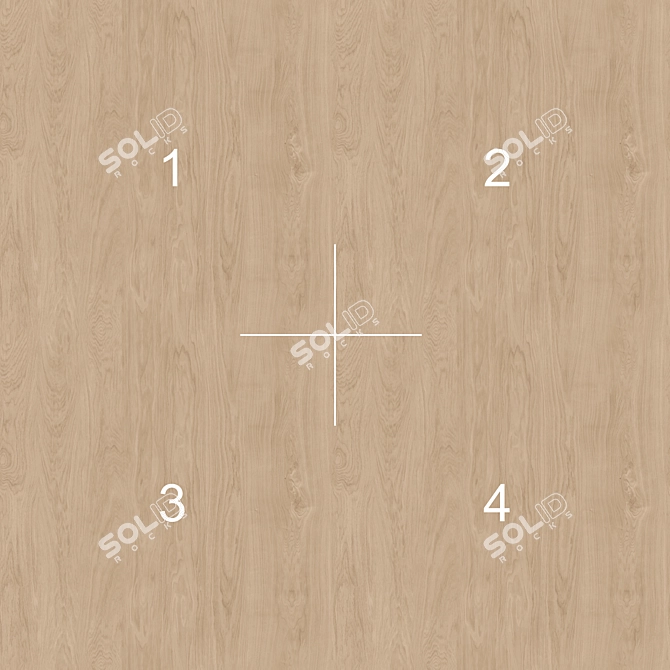 Title: Oak Wood 3D Model Kit 3D model image 7