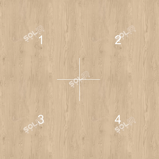 Oak Wood Material 3D Model 3D model image 6