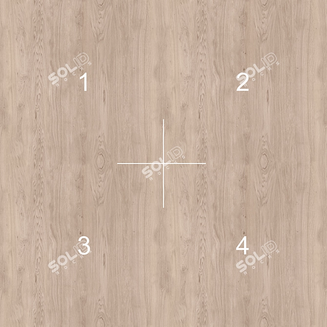 Premium Oak Wood Material Kit 3D model image 7