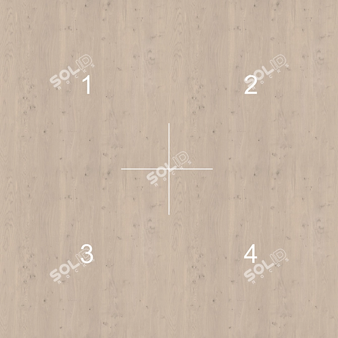 High-Quality Oak Wood Material 3D model image 7